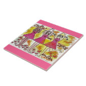 にやにや笑いおよびダンスのそれは終わりました タイル (側面)