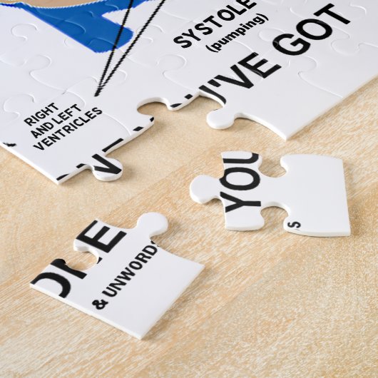 によってあなたが持っている1時だけであるあなたのハートを大事にして下さい ジグソーパズル (側面)