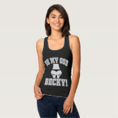 によってとても大きい彼女のお尻を見て下さい Tシャツ (正面フル)