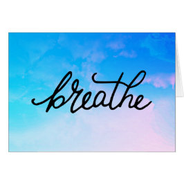 *~*によっては雲の空の水彩画のターコイズの白が呼吸します