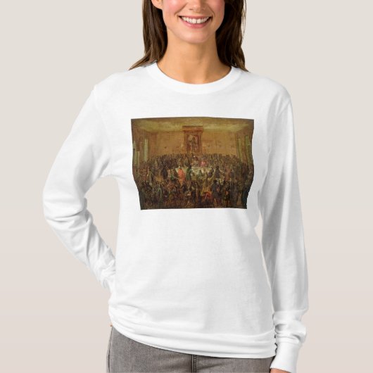 によってルイ14世を記念して与えられる宴会 Tシャツ (正面)