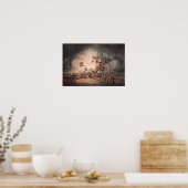 によって水没したシウダド・ロドリゴの嵐 ポスター (キッチン)