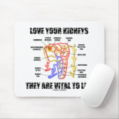 によって生命(Nephron)に重大であるあなたの腎臓を愛して下さい マウスパッド (マウス)