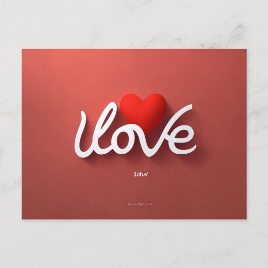 ~による美しい表現 ポストカード (正面)