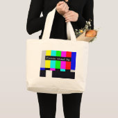 によ技術的な難しさを…立てて下さい ラージトートバッグ (正面(商品))