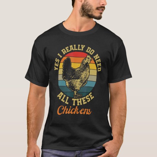にわとりが必要な人へ ニワトリ Tシャツ (正面)