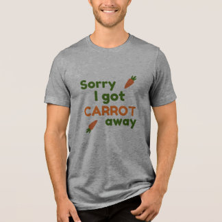 にんじんに夢中になってしまいすみません トライブレンドTシャツ