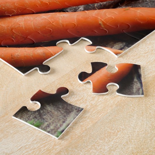 にんじんのぱりっとした束 ジグソーパズル (側面)