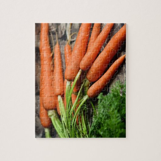 にんじんのぱりっとした束 ジグソーパズル (縦)