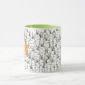 にんじんのコンボのマグ マグカップ (中央)