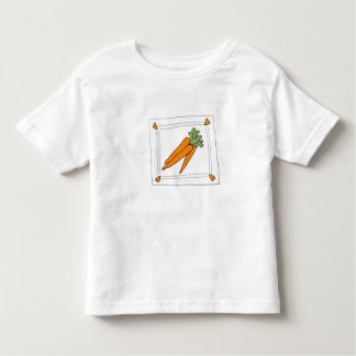 にんじんの幼児のティー トドラーTシャツ