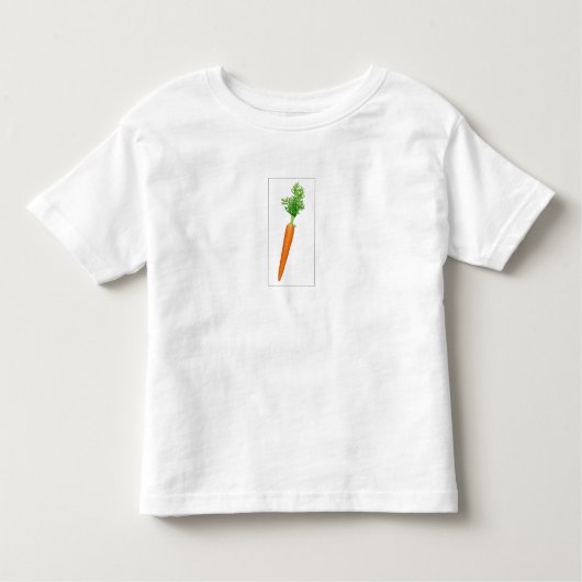 にんじんの幼児のTシャツ トドラーTシャツ (正面)