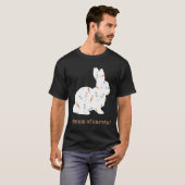にんじんを夢見るバニー好き Tシャツ (正面フル)