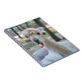 にんじんを持つおもしろいなラクダ ノートブック (右側)