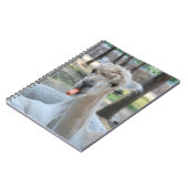 にんじんを持つおもしろいなラクダ ノートブック (左側)