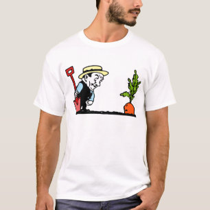 にんじんを持つ庭師 Tシャツ