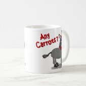 にんじんを頼んでいるろば コーヒーマグカップ (正面右)