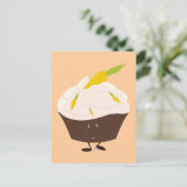 にんじんケーキのカップケーキ ポストカード (スタンド正面)