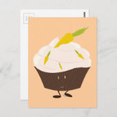 にんじんケーキのカップケーキ ポストカード (正面/裏面)