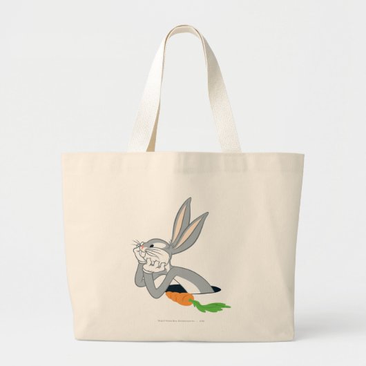 にんじん付きのバグBUNNY™ ラージトートバッグ (正面)