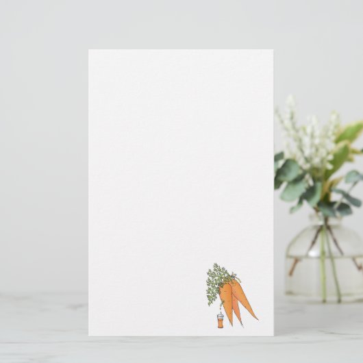 にんじん汁 便箋 (スタンド正面)