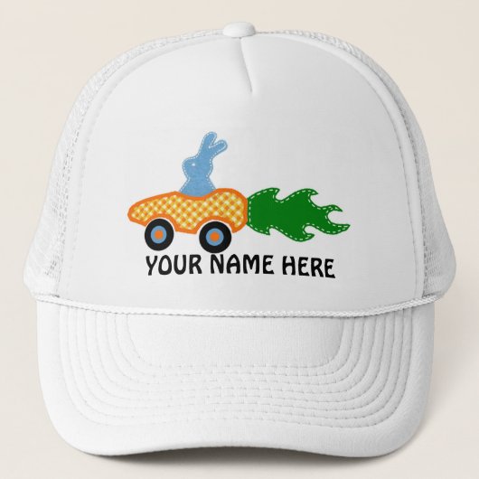 にんじん車のバニーの帽子 キャップ (正面)