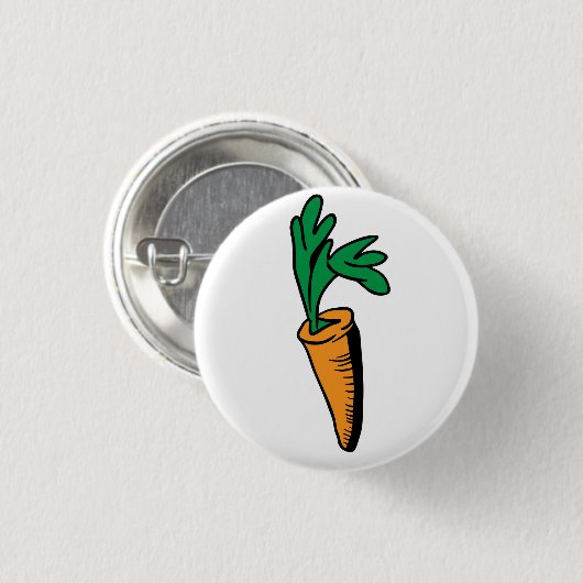 にんじん 缶バッジ (正面&裏面)