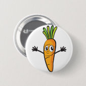 にんじん 缶バッジ (正面&裏面)