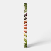 にんじん 野菜 カラフル レインボー 模様 庭園 SAMSUNG GALAXYケース (左側面)