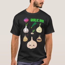 にんにくの日のお祝い Tシャツ