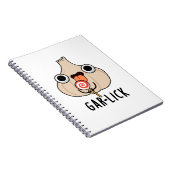 にんにくユーモア にんにく ハーブ ダジャレ ノートブック (右側)