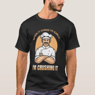 にんにく来にはイタルを潰すおもしろいんだ Tシャツ