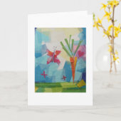 にんフレンドリーぼ カード (黄色い花)