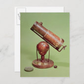 にアイザックニュートン1671年属する望遠鏡 ポストカード (正面/裏面)