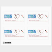 ～にコミット 長方形シール (シート)