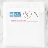 ～にコミット 長方形シール (バッグ)