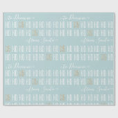 -にパーソナライズ: あなたの子供、から: サンタ ラッピングペーパー (フラット)