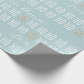 -にパーソナライズ: あなたの子供、から: サンタ ラッピングペーパー (角)