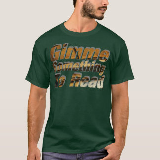 ～に何か読する Tシャツ