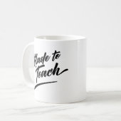 ~に作ら教えれ コーヒーマグカップ (正面左)