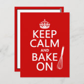 ～に保対して冷静で焼く ポストカード (正面/裏面)