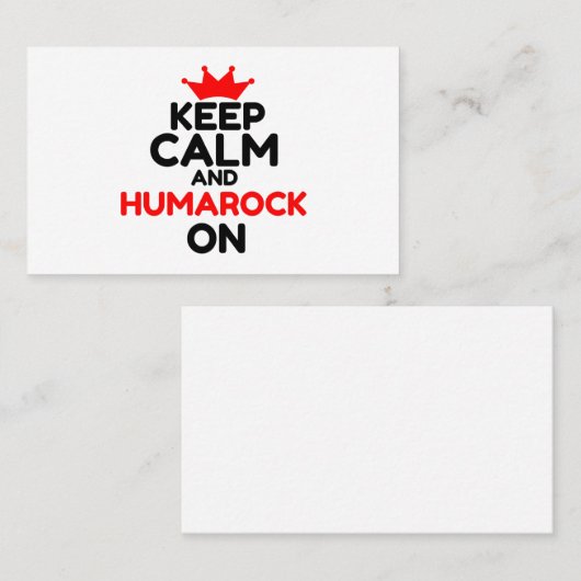 ～に保対して冷静で 名刺 (正面/裏面)