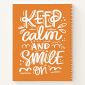 ～に保対する穏やかでスマイル ノートブック (裏面)