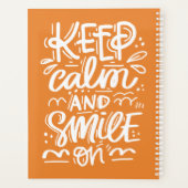 ～に保対する穏やかでスマイル プランナー手帳 (裏面)