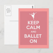 ～に保対する穏やかな雰囲気 ポストカード (正面/裏面)