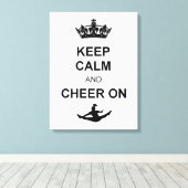 ～に保関する冷静と応援 キャンバスプリント (インサイチュ (ウッドフロア))