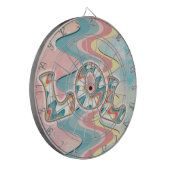 ～に光波セラミックオーナメントを置く ダーツボード (正面左)