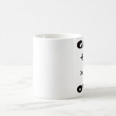 ~に勝つ コーヒーマグカップ (中央)