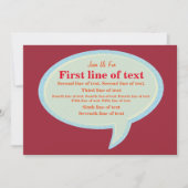 〜に参加してください 招待状 (正面)