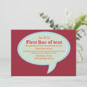 〜に参加してください 招待状 (スタンド正面)